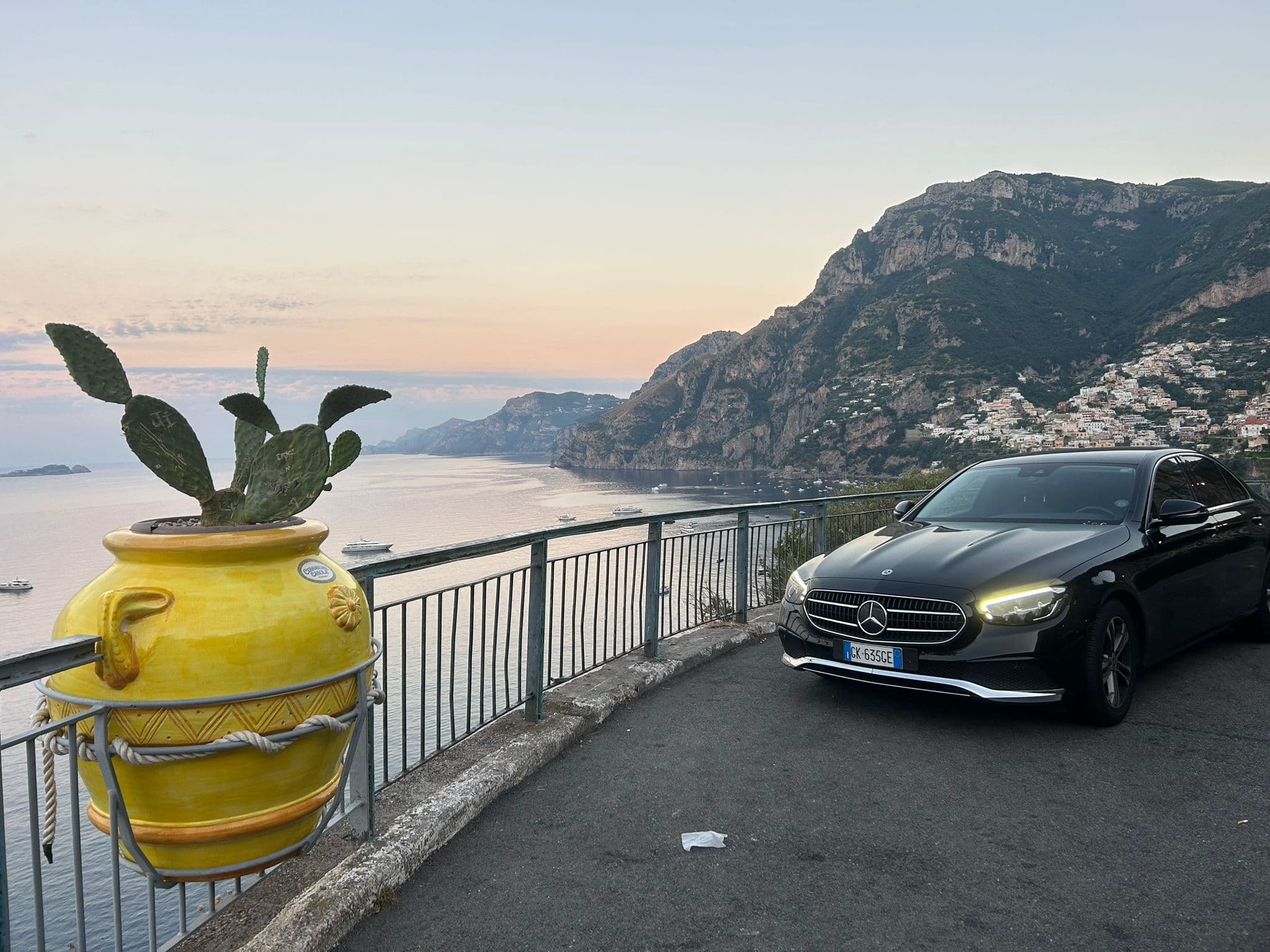 Mercedes Amalfi Coast driver